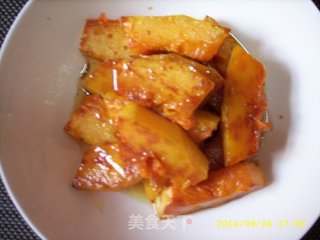 日式煎南瓜的做法步骤：3