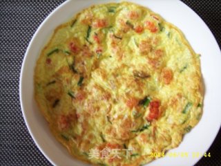 香葱鸡蛋虾仁煎饼的做法步骤：7