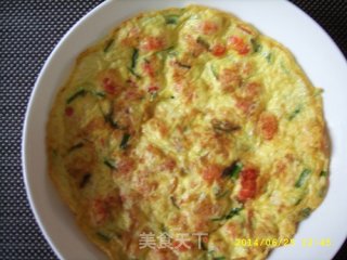 香葱鸡蛋虾仁煎饼的做法步骤：8