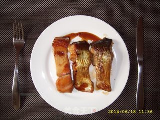 豆豉油煎鱼的做法步骤：5