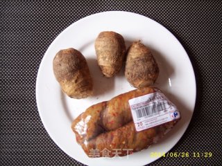 魔芋烧辣卤面筋的做法步骤：1