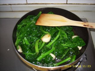 蚝油木耳菜的做法步骤：6