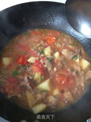 西红柿土豆炖牛腩的做法步骤：12