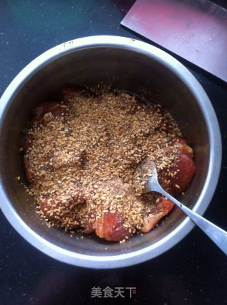 粉蒸排骨的做法步骤：7