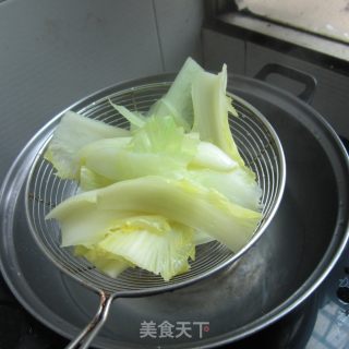 豉香白菜心的做法步骤：2