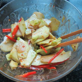 生拌榨菜的做法步骤：8