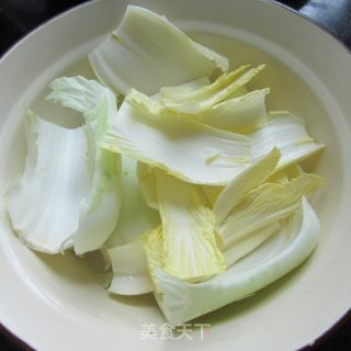 辣椒油泡白菜丝的做法步骤：2