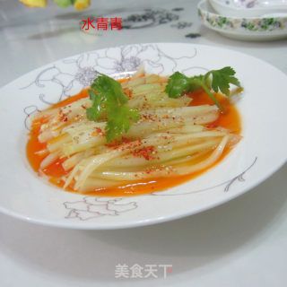 辣椒油泡白菜丝的做法步骤：8