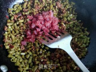 酸豆角肉末的做法步骤：10
