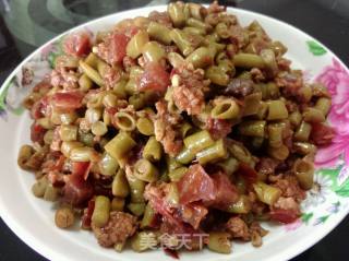 酸豆角肉末的做法步骤：12