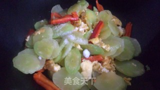 莴笋炒鸡蛋的做法步骤：9