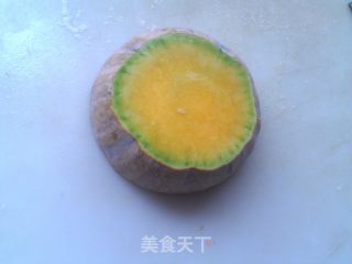 南瓜绿豆粥的做法步骤：2