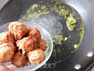 空心菜肉圆汤的做法步骤：7