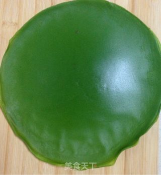翡翠煎饼的做法步骤：6