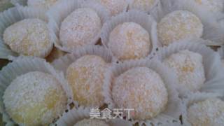 芒果糯米糍的做法步骤：2