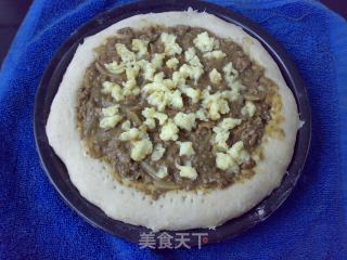咖喱牛肉披萨的做法步骤：9