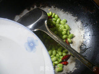 丝瓜炒毛豆的做法步骤：7