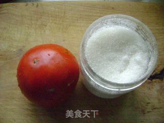 糖浸番茄的做法步骤：1