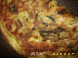 梅菜笋丝鸡蛋煎饼和金针菇笋丝鸡蛋煎饼的做法步骤：9