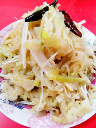 炝拌卷心菜的做法步骤：8