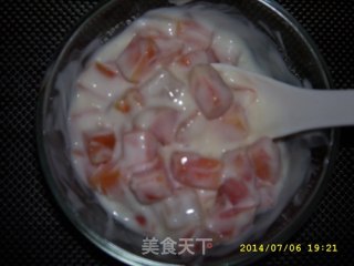 油桃芦荟酸奶的做法步骤：10