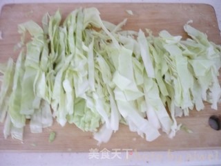 虾皮粉丝炒包菜的做法步骤：5