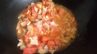 番茄炖杏鲍菇的做法步骤：8