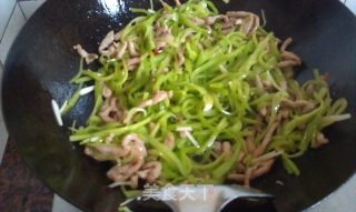 凉瓜丝炒肉丝的做法步骤：11