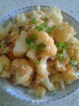 番茄炒花菜的做法步骤：5