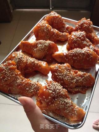 蜜汁烤鸡腿的做法步骤：3