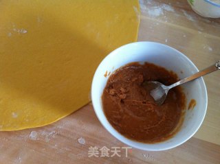 南瓜花生酱烧饼的做法步骤：3