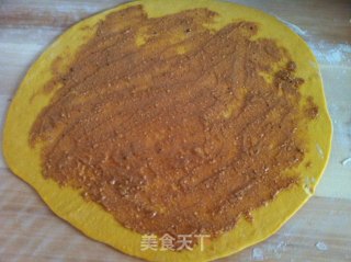 南瓜花生酱烧饼的做法步骤：4