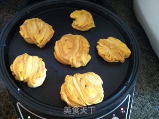 南瓜花生酱烧饼的做法步骤：10