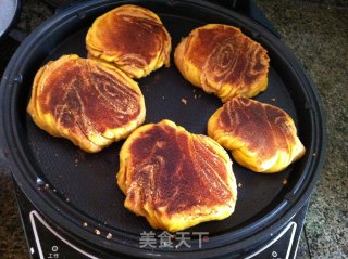 南瓜花生酱烧饼的做法步骤：11