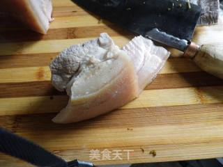 豆豉尖椒回锅肉的做法步骤：2