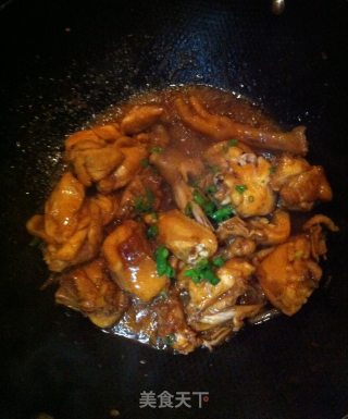 葱香鸡肉的做法步骤：7