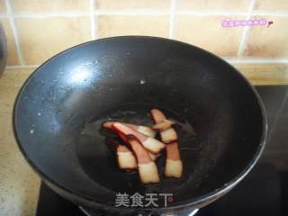 腊肉炒豇豆的做法步骤：2