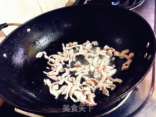 毛豆榨菜炒肉丝儿的做法步骤：10