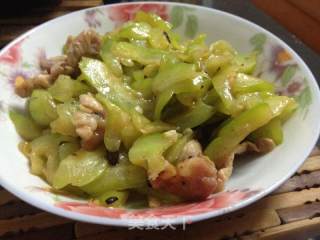 豆豉瘦肉炒苦瓜的做法步骤：7