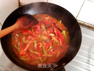 家常炒茄子的做法步骤：11