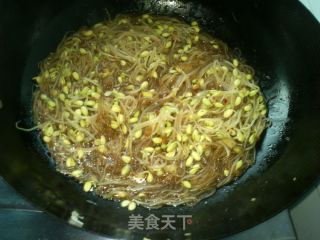 豆芽炒粉丝的做法步骤：8