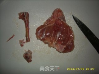 沙爹鸡肉炒茭瓜的做法步骤：2