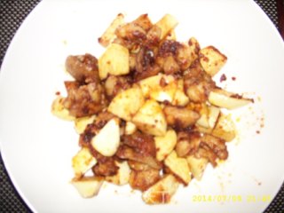 沙爹鸡肉炒茭瓜的做法步骤：7
