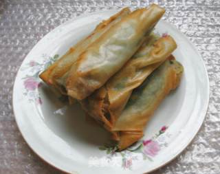 紫苏春卷的做法步骤：8