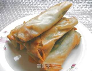 紫苏春卷的做法步骤：9