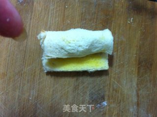火腿土司卷的做法步骤：7