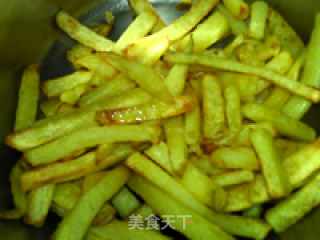 豉香炸薯条的做法步骤：16