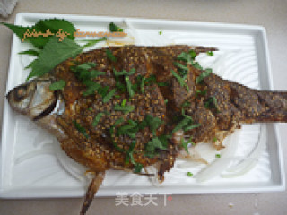 烤鲳鱼的做法步骤：8