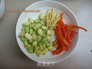 蚕豆肉丝的做法步骤：3