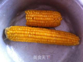 青芥甜瓜玉米沙拉的做法步骤：1